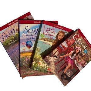 Set of 4 American Girl books Grace, Lea & Saige